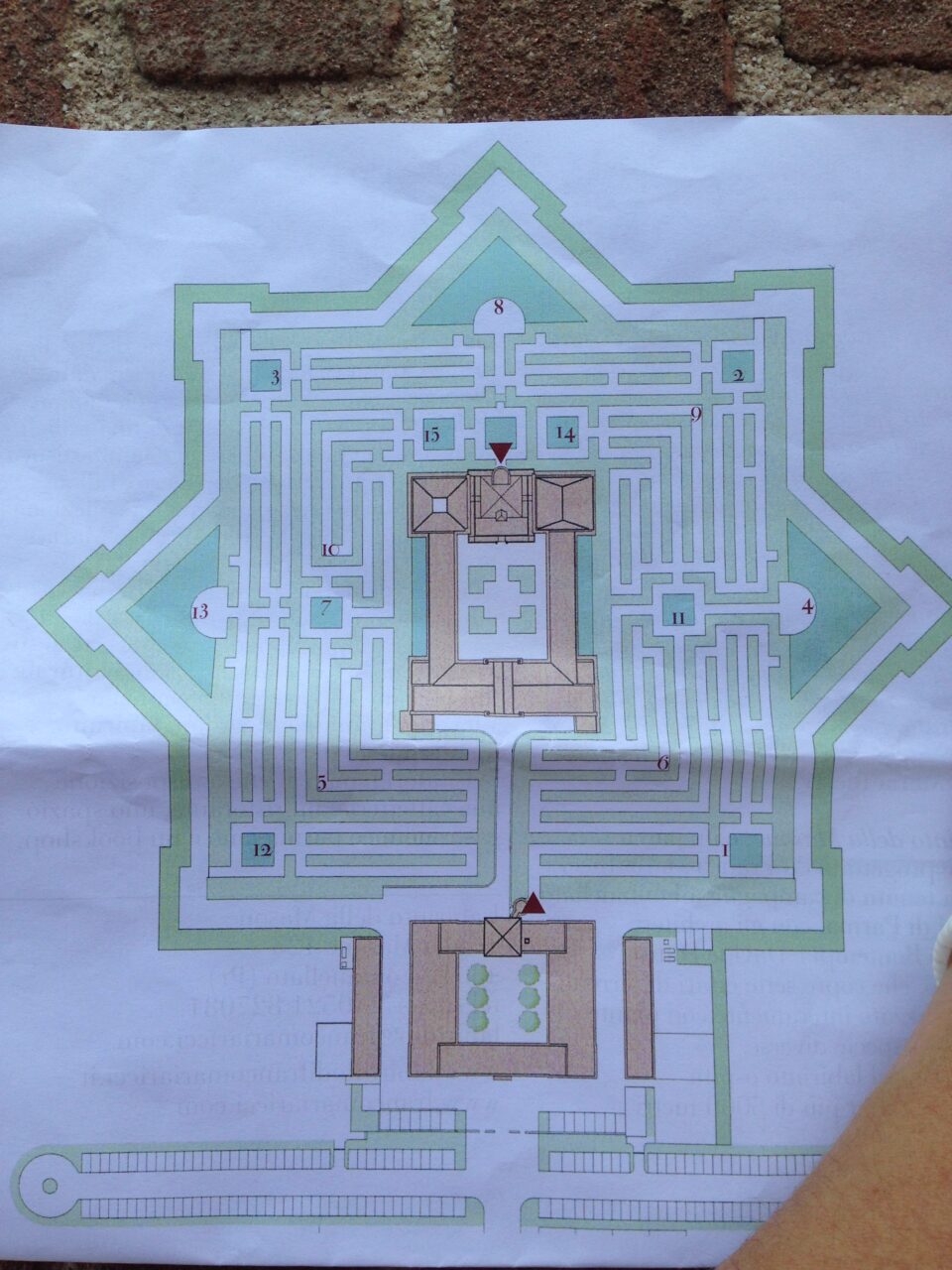 labirinto della Masone mappa